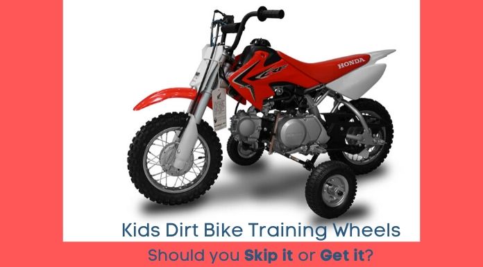 image of Honda Dirt bike training wheels