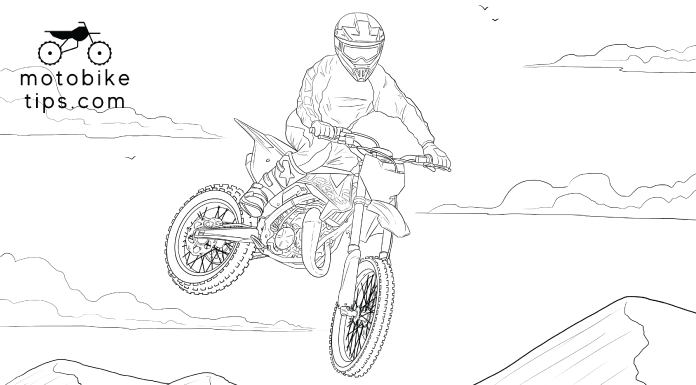 Dirt Bike Coloring Page - Gasgas MC 85